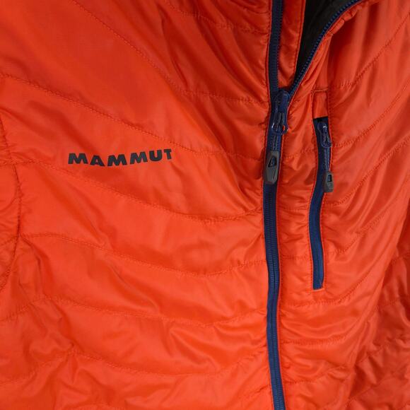 Mammut Kinnerly Vest Mens S Spicy Red Pertex Quantum Quilted Puffer Lined Filled - Picture 4 of 14
